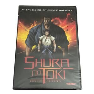 Shura No Toki Age of Chaos DVD anime Shonen vol 1 2004 sealed